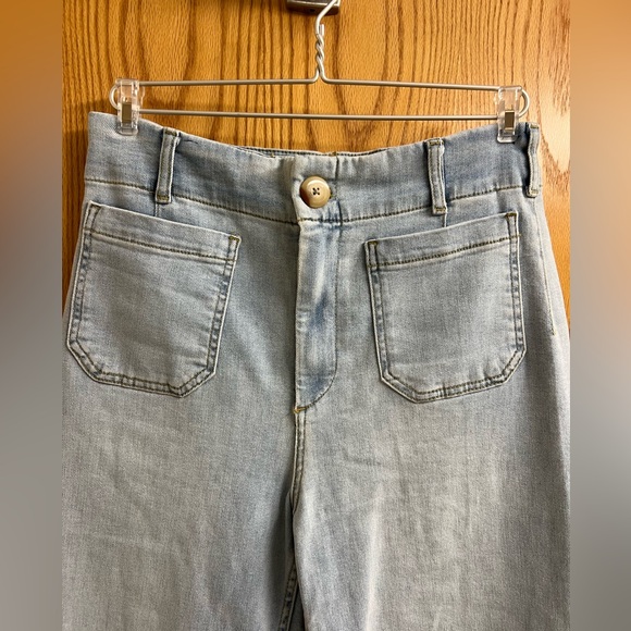 The Colette Crop High-Rise Wide-Leg Jeans by Maeve - Picture 6 of 13